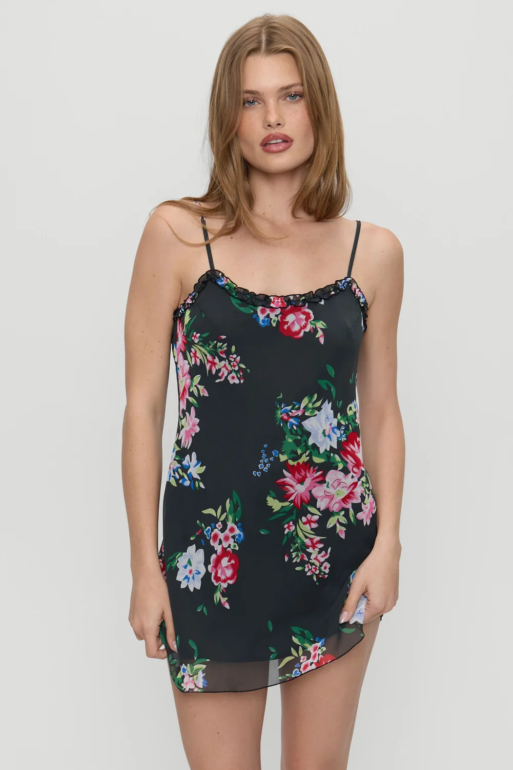 Josie Floral Mini Dress - Bouquet