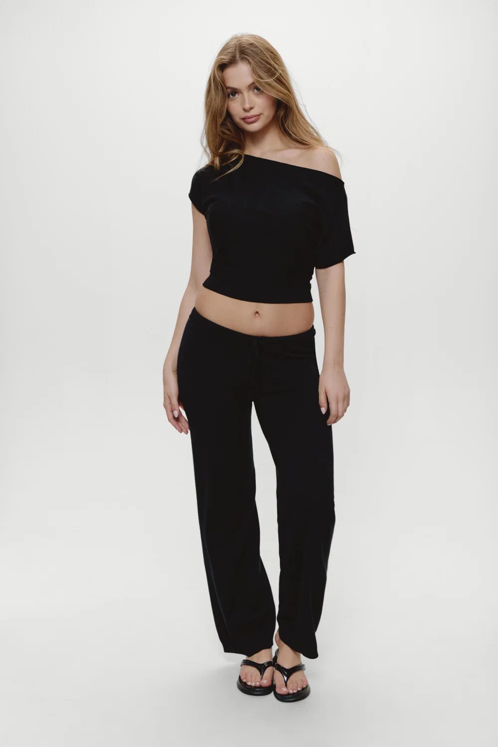 Mellow Knit Pants - Black
