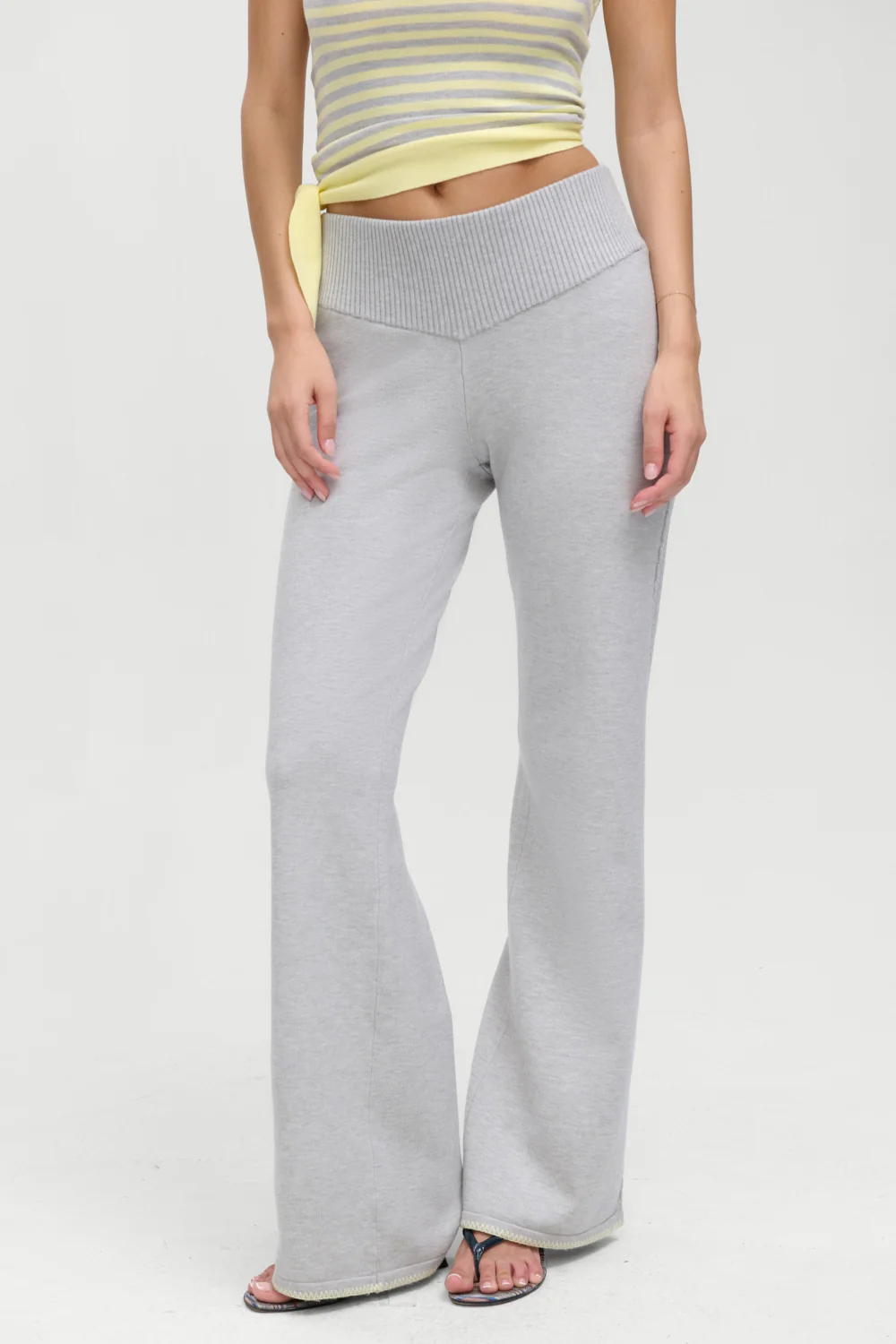 Quinn Knit Pants - Echo