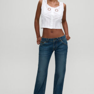 x Devon Lee Carlson Sassy Denim Jean - Vintage Fade