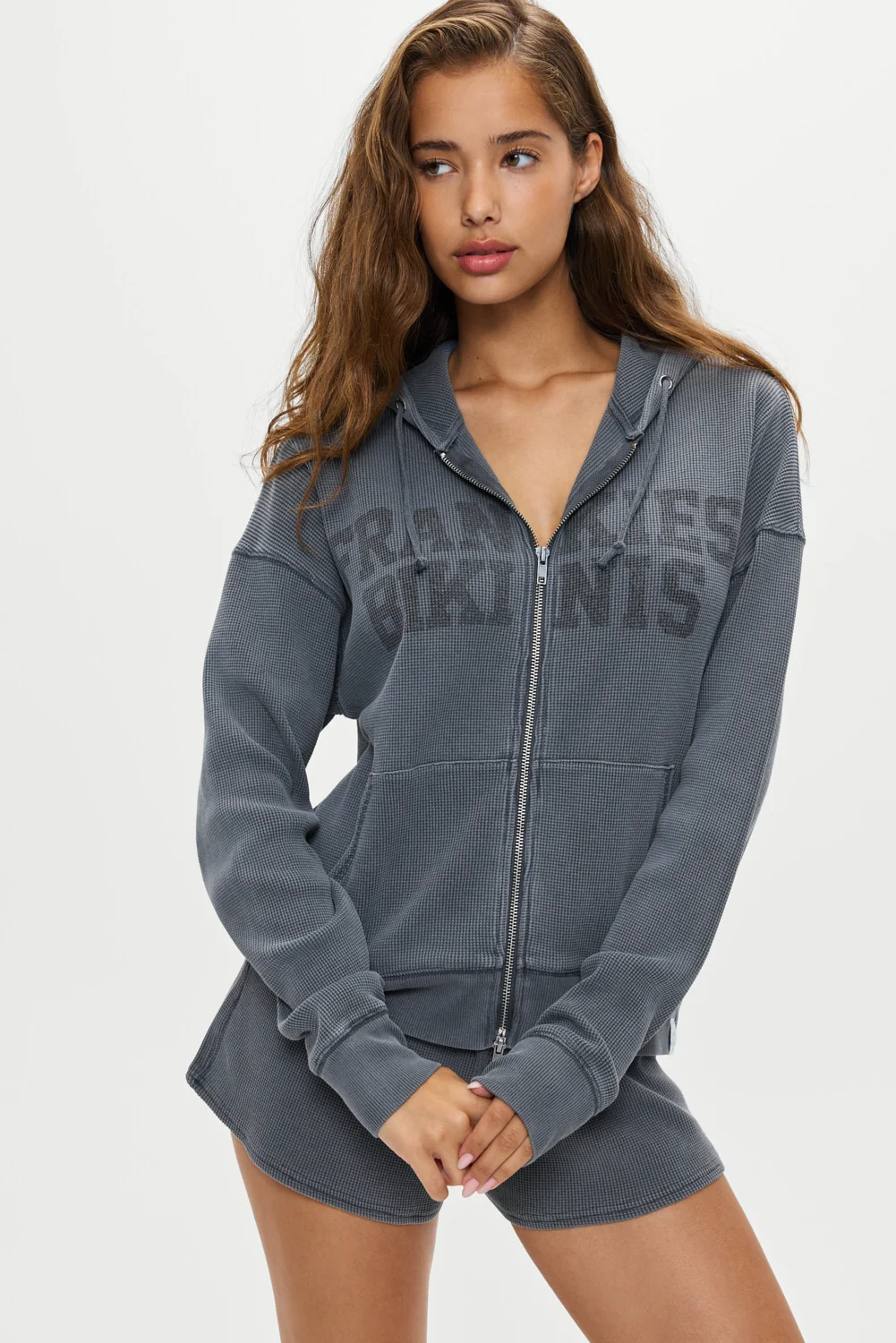 Weekend Thermal Hoodie - Shadow Blue